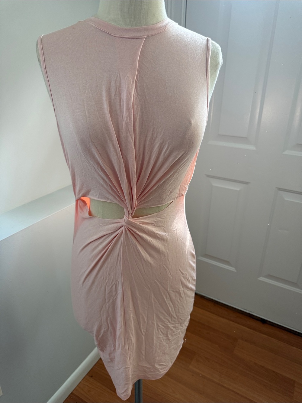 Light Pink Twist-Back Women's Swim Coverup (8)